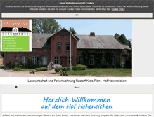 Tablet Screenshot of hoheneichen.com